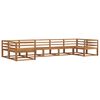 vidaXL Conjunto de Sof&aacute;s para Exterior 7 pcs Natural