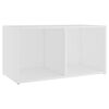 vidaXL Móveis de TV 2 pcs 72x35x36,5 cm derivados de madeira branco