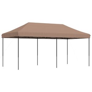 vidaXL Tenda para festas pop-up dobr&aacute;vel 580x292x315 cm castanho