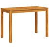 vidaXL Mesa de jantar p/ jardim 110x55x75 cm madeira de ac&aacute;cia maci&ccedil;a