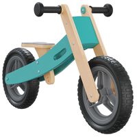 vidaXL Bicicleta de equilíbrio p/ crianças 2 em 1 azul-claro