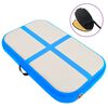 vidaXL Colch&atilde;o de gin&aacute;stica insufl&aacute;vel c/ bomba 60x100x10 cm PVC azul