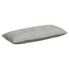 vidaXL Travesseiro para Costas Cinzento-claro 120 x 50 cm