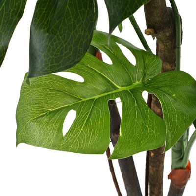vidaXL Planta costela-de-adão artificial com vaso 170 cm verde