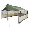 vidaXL Barraca Familiar Verde 450 x 400 x 265 cm Poli&eacute;ster e A&ccedil;o