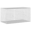 vidaXL Gabion com Arame de 5 mm e Malha de 5x5 cm 100x50x50 cm