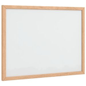 vidaXL Quadro branco magn&eacute;tico c/ estrutura em madeira de pinho maci&ccedil;o