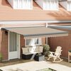 vidaXL Toldo Bege 400 &times; 300 cm Poli&eacute;ster e Alum&iacute;nio
