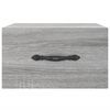 vidaXL Mesas de cabeceira de parede 2 pcs 35x35x20 cm cinzento sonoma
