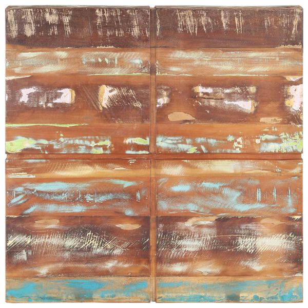 vidaXL Mesa de centro 80x80x28 cm madeira recuperada maciça