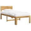 vidaXL Estrutura de Cama de Solteiro com Cabeceira ROSTOCK Branco