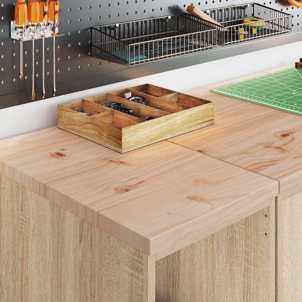 vidaXL Arm&aacute;rios de garagem 2pcs derivados de madeira carvalho sonoma