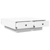 vidaXL Mesa de centro 90x90x28 cm contraplacado branco