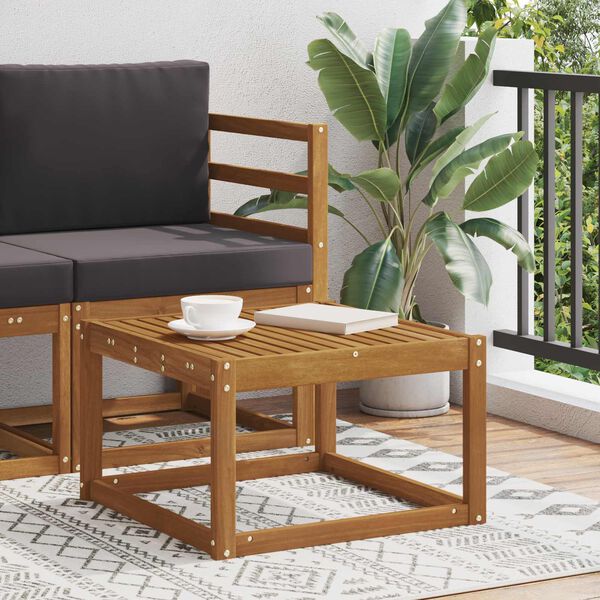 vidaXL Mesa de Exterior Madeira S&oacute;lida de Ac&aacute;cia Natural