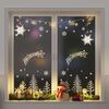 vidaXL Luzes Natal silhueta estrela cadente 2 pcs 50LEDs branco quente