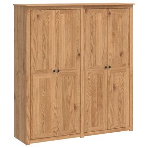 vidaXL Guarda-roupa PANAMA Mel 169 x 50 x 185 cm