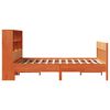 vidaXL Cama sem colchão 135x190 cm madeira pinho maciça castanho-mel
