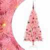 vidaXL &Aacute;rvore de Natal Rosa 150 cm PVC