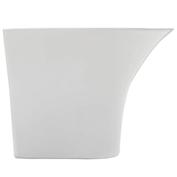 vidaXL Lavabo Branco 47 x 45 x 37 cm Cer&acirc;mica Vidrada