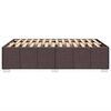vidaXL Estrutura de cama sem colchão 120x190cm castanho escuro
