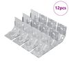 vidaXL Suporte 12 Revestido de zinco 106 x 55 x 1,5mm A&ccedil;o
