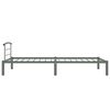 vidaXL Estrutura de cama 90x200 cm metal cinzento