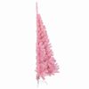 vidaXL &Aacute;rvore de Natal Artificial Pr&eacute;-iluminada Rosa 150 cm PVC