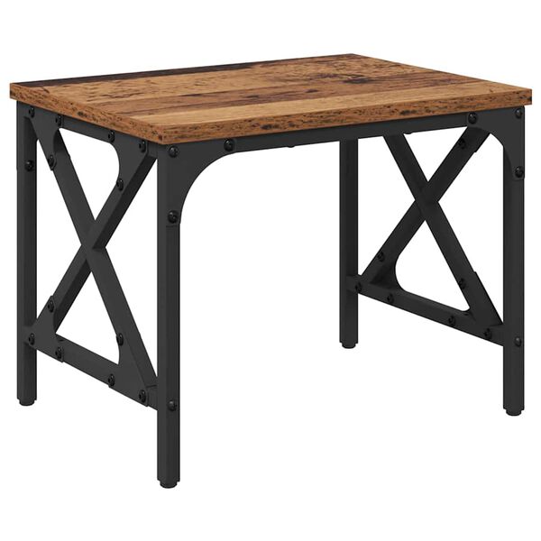 vidaXL Suporte para Impressora Madeira Antiga 40 x 30 x 31 cm