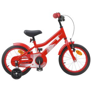 vidaXL Bicicleta Infantil 12 Polegadas para 2-4 anos Vermelho