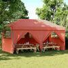 vidaXL Tenda de Festa Terracota 292 x 580 x 315 cm Tecido Oxford