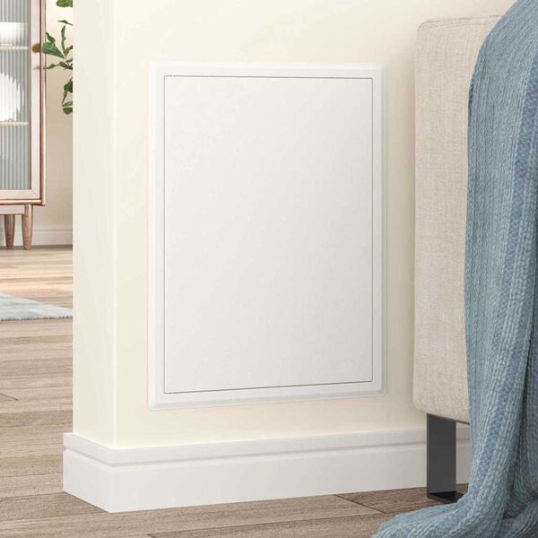 vidaXL Painel de Acesso Branco 43.5 x 33 x 3 cm A&ccedil;o