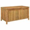 vidaXL Caixa de arruma&ccedil;&atilde;o para jardim 110x52x55 cm bambu