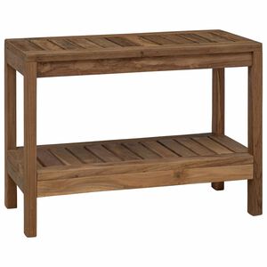 vidaXL Mesa Lateral de Banheiro Natural 60 x 30 x 45 cm