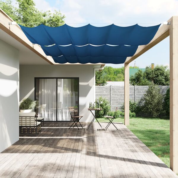 vidaXL Toldo vertical 250x270 cm tecido oxford azul