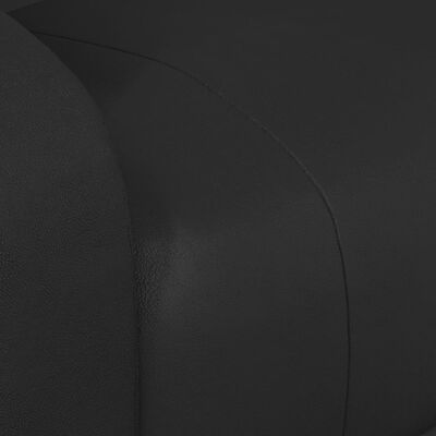 vidaXL Poltrona massagens elevatória couro artificial preto