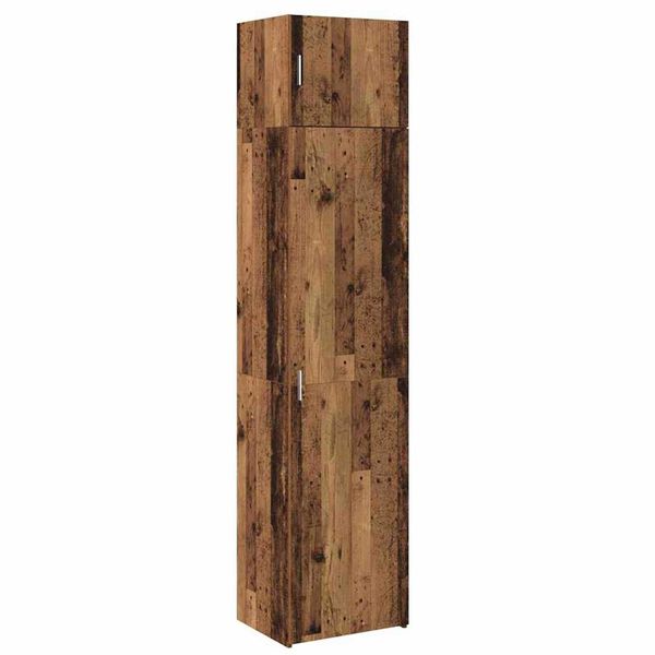 vidaXL Buffet 3 pcs Madeira antiga