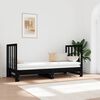 vidaXL Estrutura sof&aacute;-cama de puxar 2x(90x190) cm pinho maci&ccedil;o preto