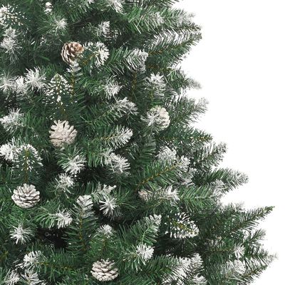 vidaXL Árvore de Natal artificial com suporte PVC 180 cm