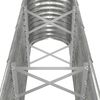 vidaXL Canteiro elevado jardim 332x40x68cm aço galvanizado prateado