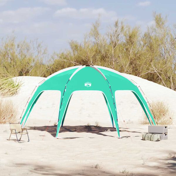 vidaXL Tenda de festas imperme&aacute;vel verde mar