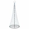 vidaXL &Aacute;rvore de Natal LED Branco frio 250 cm Metal