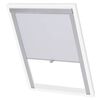 vidaXL Persiana de enrolar opaca branco CK04, GGL e GGU