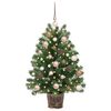 vidaXL &Aacute;rvore de Natal Artificial com 150 LEDs Verde 95 cm PE e PVC