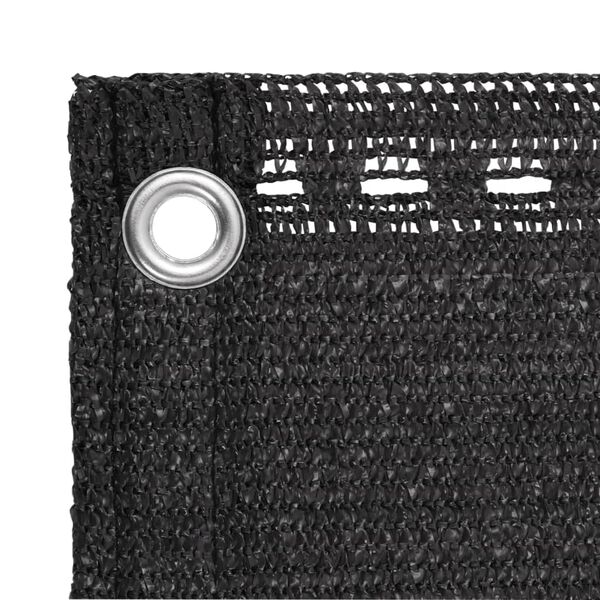 vidaXL Tela varanda HDPE 75x600 cm antracite