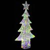 vidaXL &Aacute;rvore de Natal com 240 LEDs Multicolor 180 cm Acr&iacute;lo