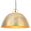 vidaXL Candeeiro teto vintage indust. redondo 25 W 41 cm E27 bronze