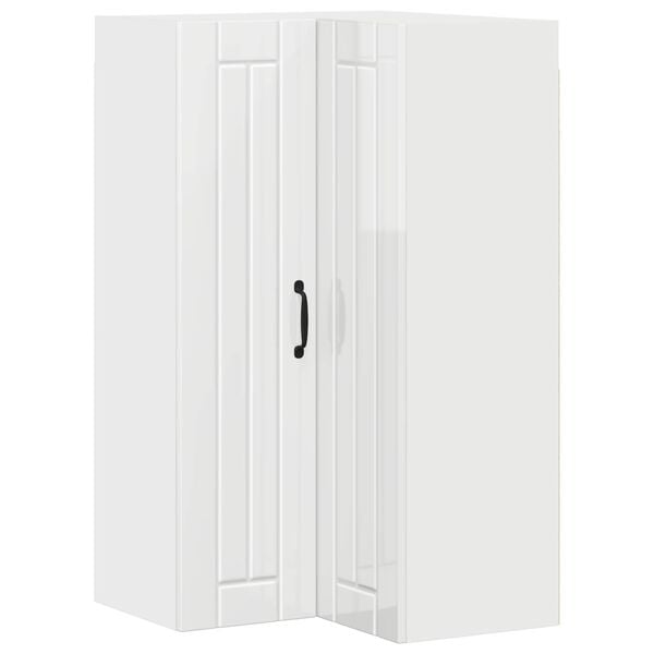 vidaXL Arm&aacute;rio de Cozinha Branco Brilhante 57 x 57 x 100 cm