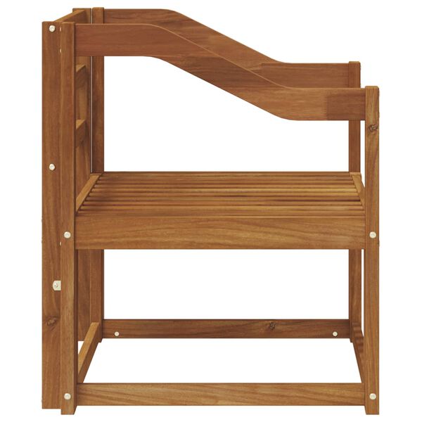 vidaXL Sof&aacute; exterior Madeira S&oacute;lida de Ac&aacute;cia Natural