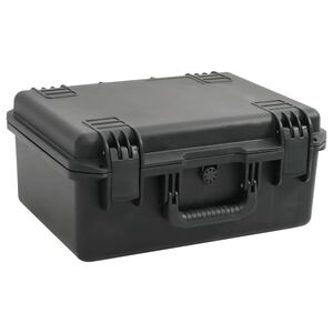 vidaXL Mala de viagem port&aacute;til 49x38x23 cm PP preto