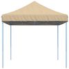 vidaXL Tenda para festas pop-up dobr&aacute;vel 440x292x315 cm bege